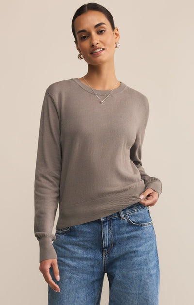 PERFECT LAYER SWEATER SWEATER Z SUPPLY XS LIGHT TAVERN 