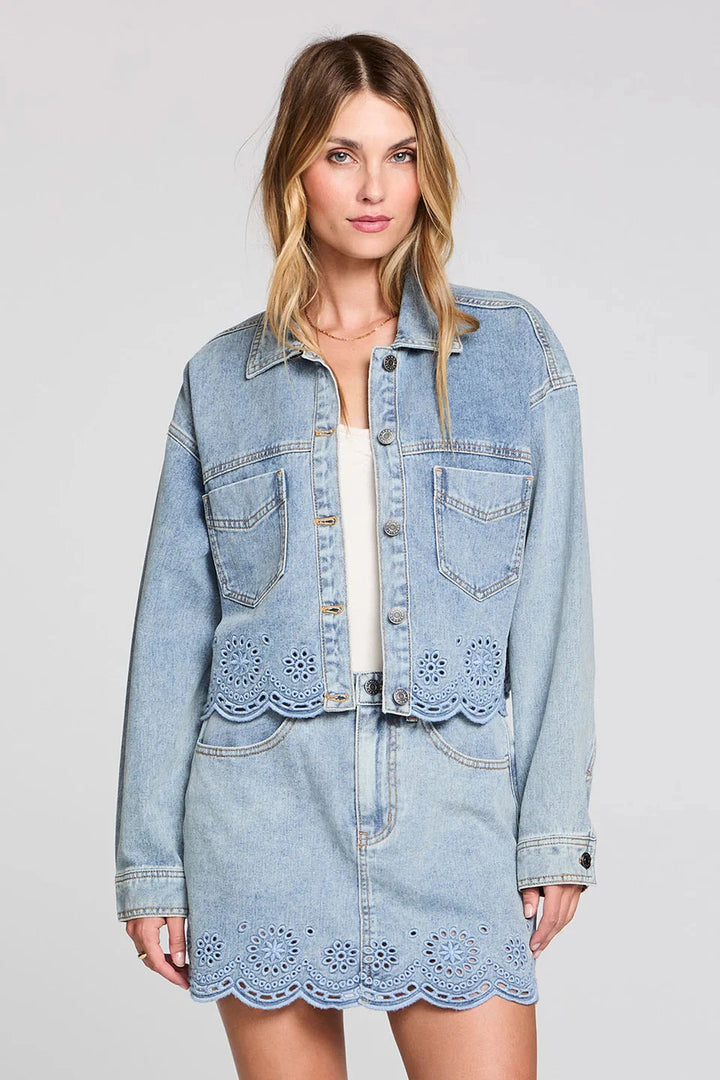 PERRIN DENIM JACKET JACKET SALTWATER LUXE 