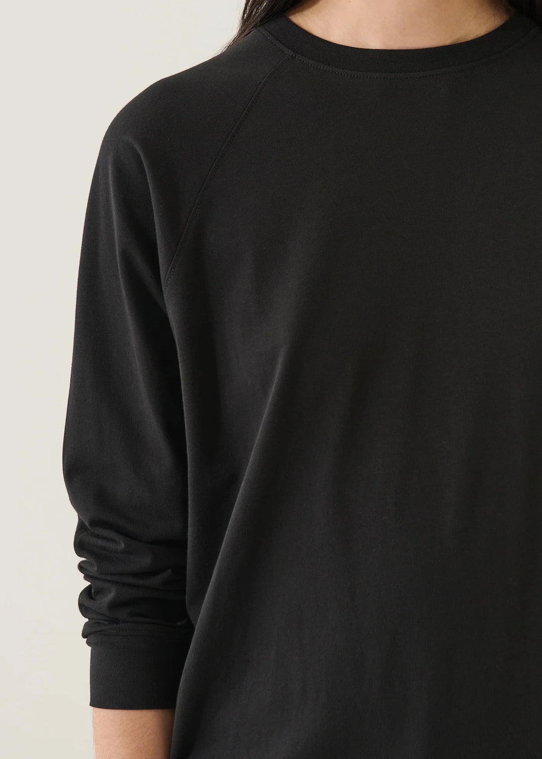 PIMA COTTON RAGLAN SWEATSHIRT TOP PATRICK ASSARAF 