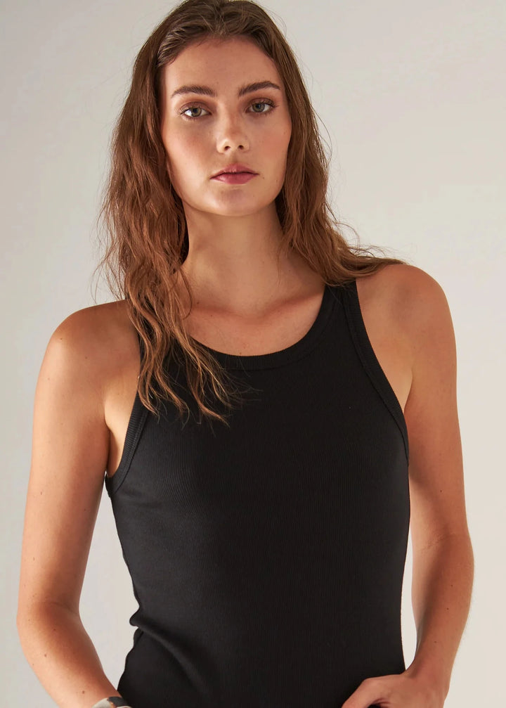 PIMA COTTON STRETCH RIB TANK Tank PATRICK ASSARAF 
