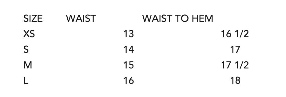 PINTUCK MINI SKIRT SKIRT BELLA DAHL 