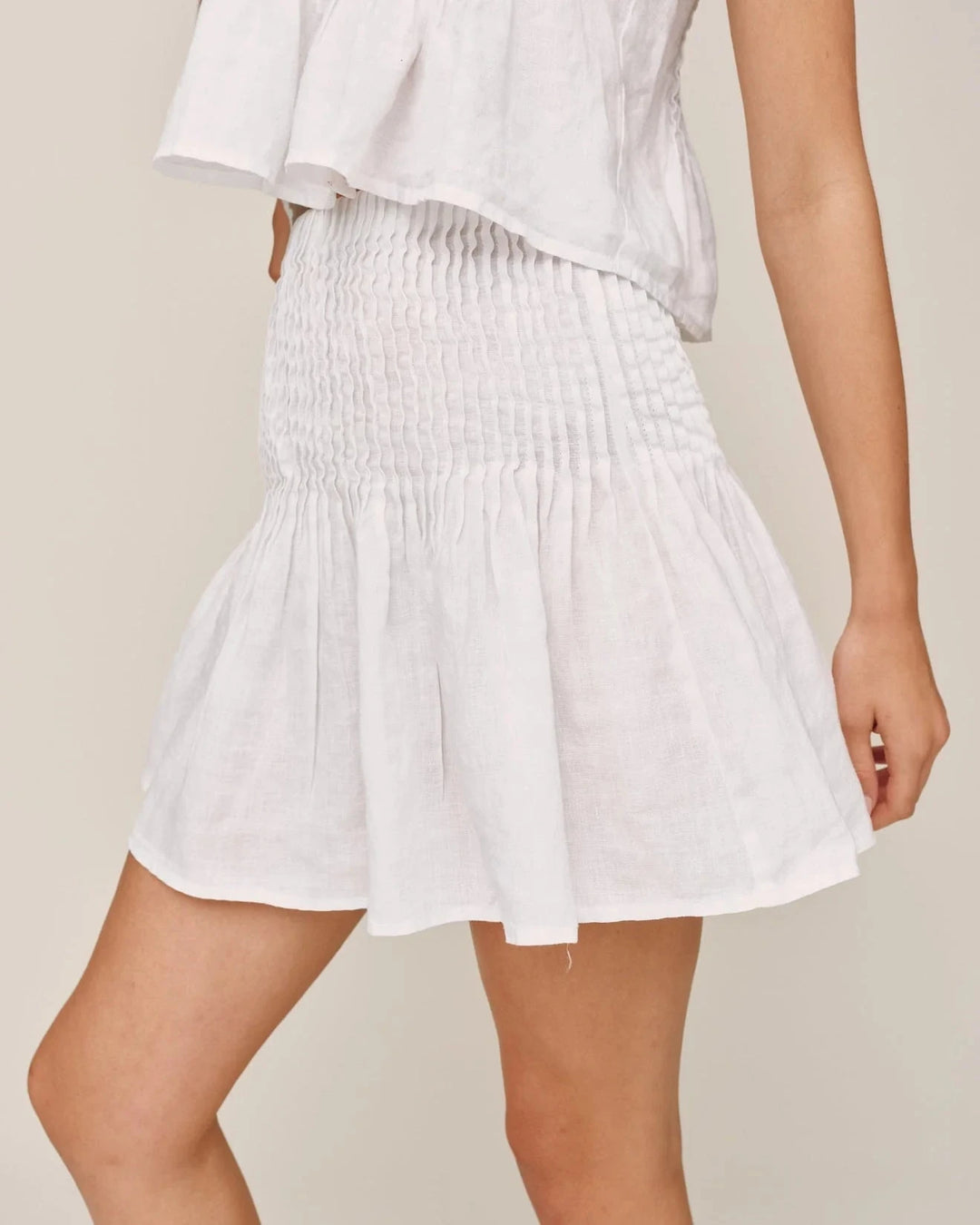 PINTUCK MINI SKIRT SKIRT BELLA DAHL 