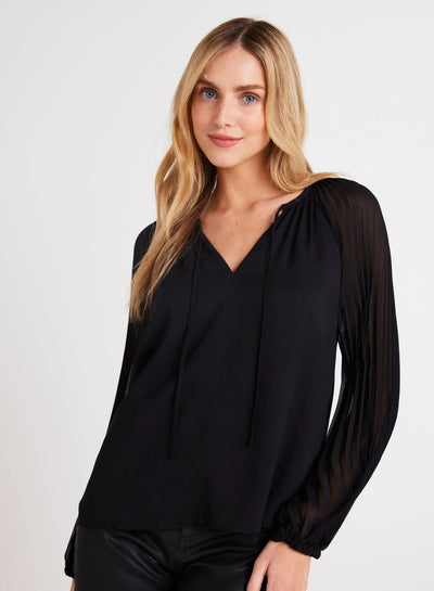 PLEATED RAGLAN PULLOVER TOP BELLA DAHL 