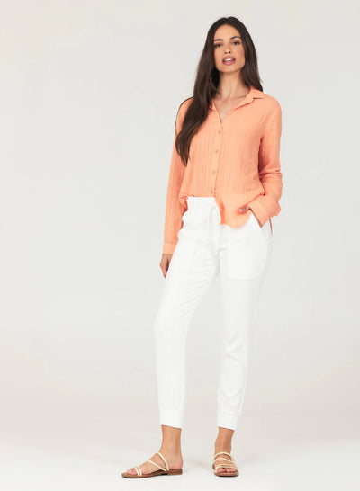 POCKET JOGGER Pants BELLA DAHL XS WHITE 
