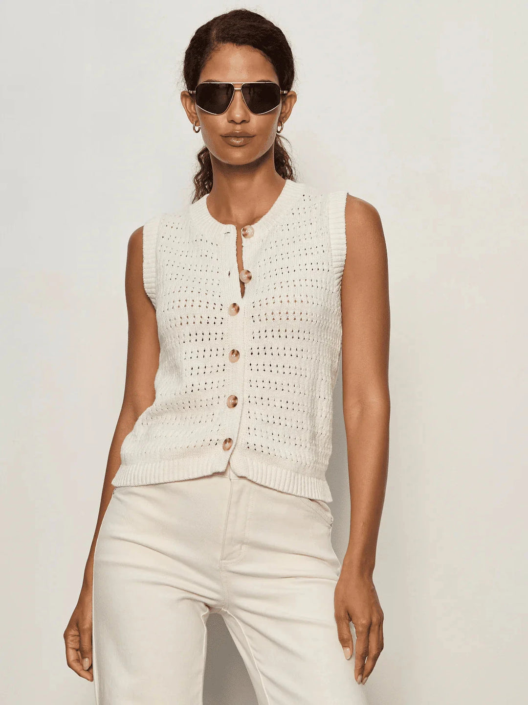 POINTELLE SHELL TOP SANCTUARY 