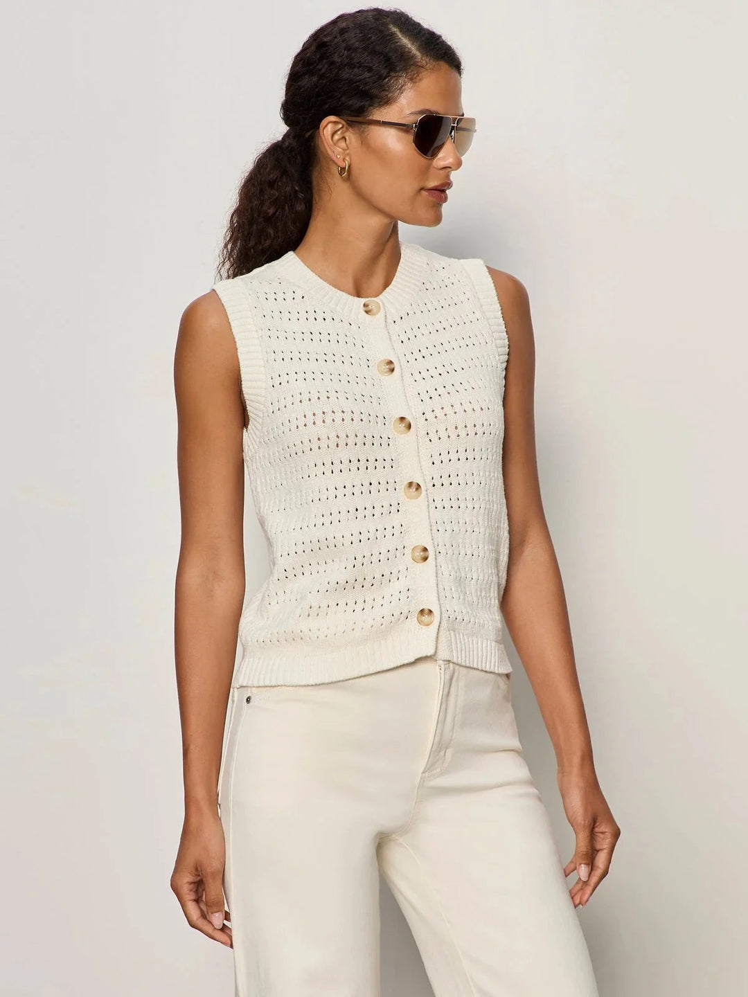POINTELLE SHELL TOP SANCTUARY 