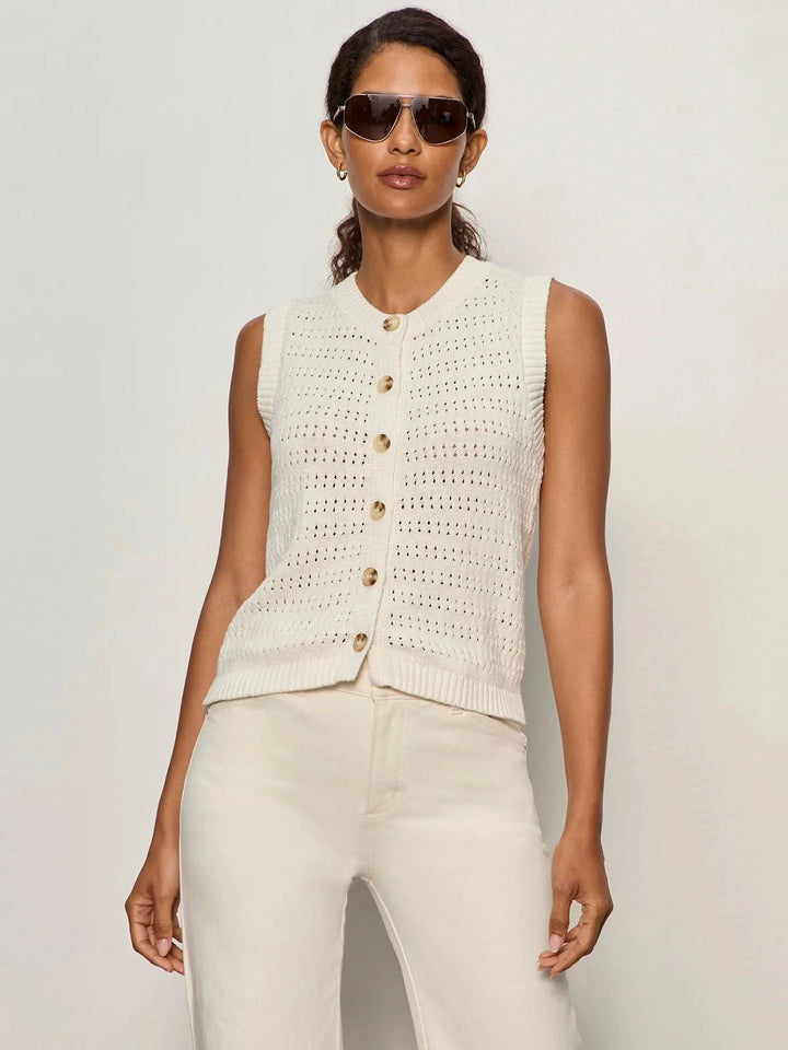 POINTELLE SHELL TOP SANCTUARY 