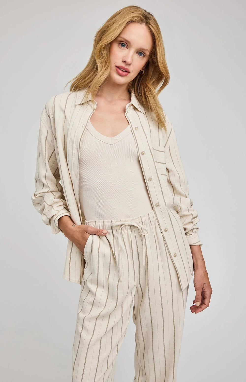 PORTIA SHIRT TOP GENTLE FAWN 