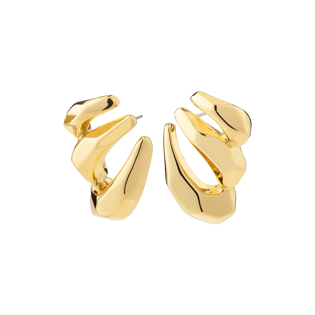 PRESENCE EARRINGS 320 PILGRIM GOLD PLATED 