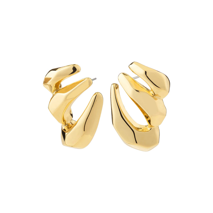 PRESENCE EARRINGS 320 PILGRIM GOLD PLATED 