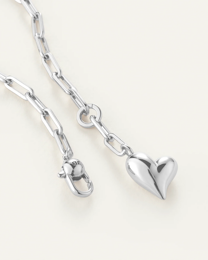 PUFFY HEART NECKLACE Jewelry JENNY BIRD 