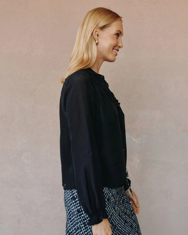 RAGLAN RUFFLE BLOUSE blouse BELLA DAHL 