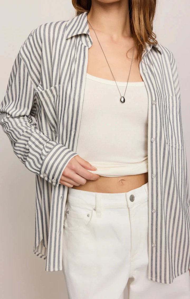 REESE STRIPED TOP TOP Z SUPPLY 
