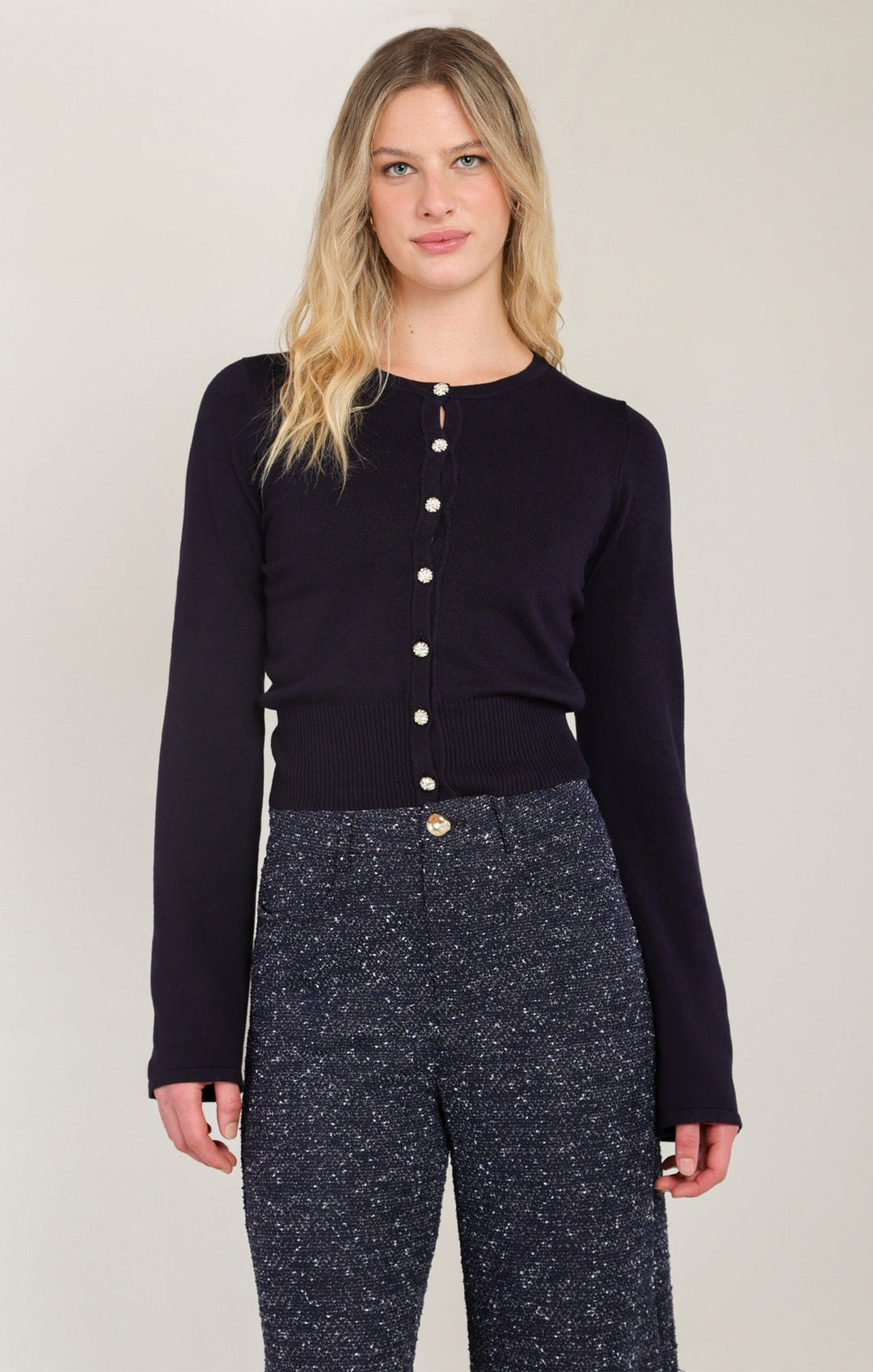 RILEY CARDIGAN Cardigan BLACK TAPE 