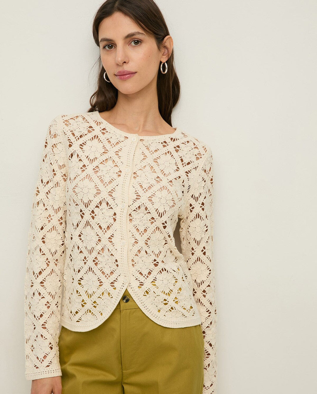 RITA CROCHET CARDIGAN Cardigan YERSE 