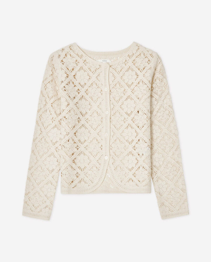 RITA CROCHET CARDIGAN Cardigan YERSE 