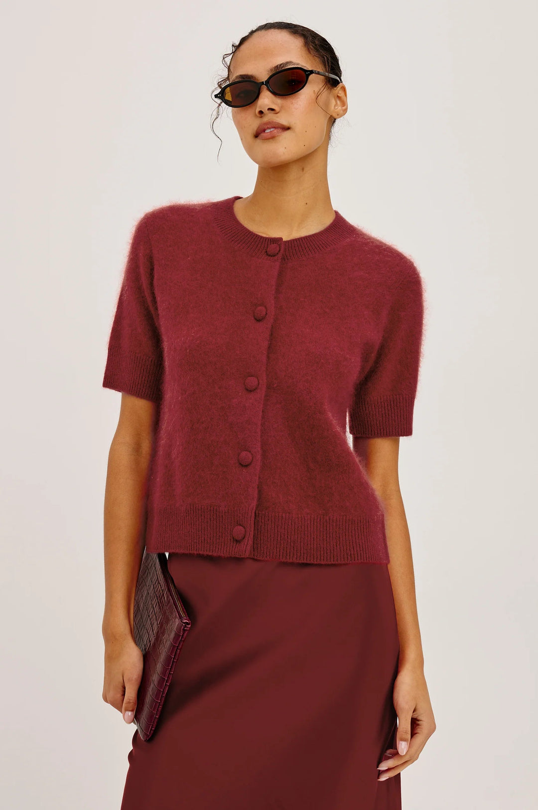 ROMAN SWEATER SWEATER RAILS XS CRIMSON 