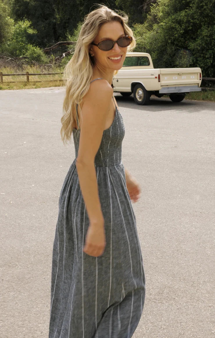 ROMY STRIPED LINEN DRESS Dress Z SUPPLY 
