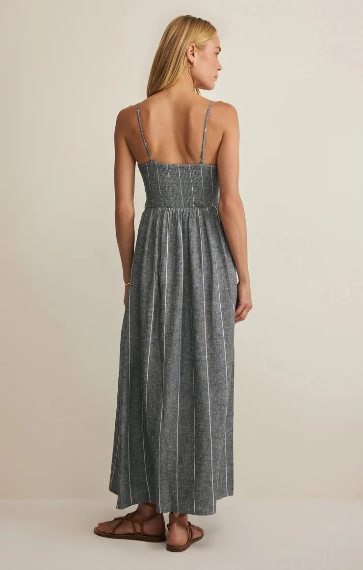 ROMY STRIPED LINEN DRESS Dress Z SUPPLY 
