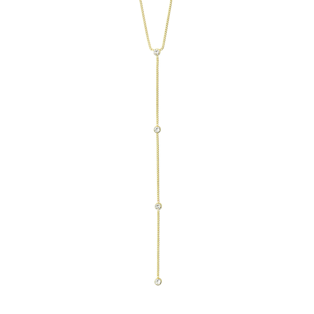 ROOT Y NECKLACE Jewelry PILGRIM GOLD PLATED 