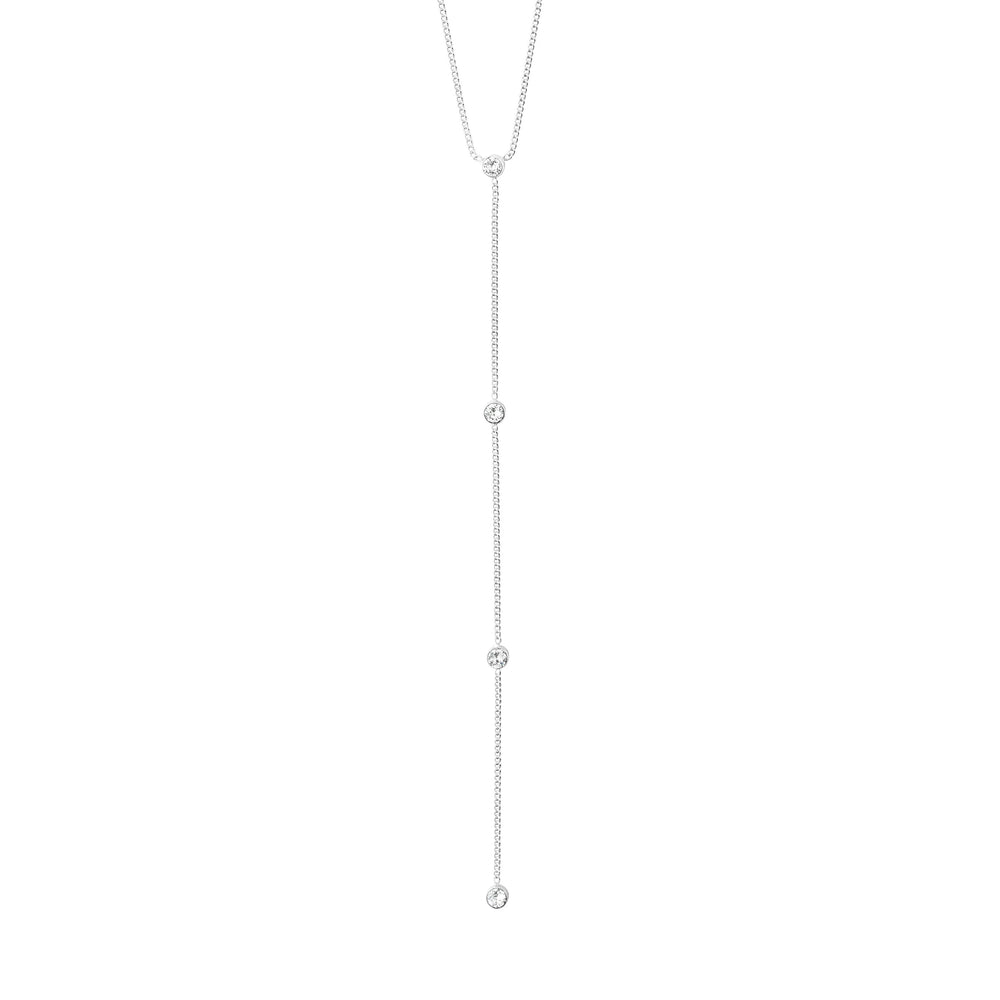 ROOT Y NECKLACE Jewelry PILGRIM SILVER PLATED 