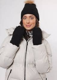 RORIE GLOVES ACCESSORIES RINO & PELLE BLACK 