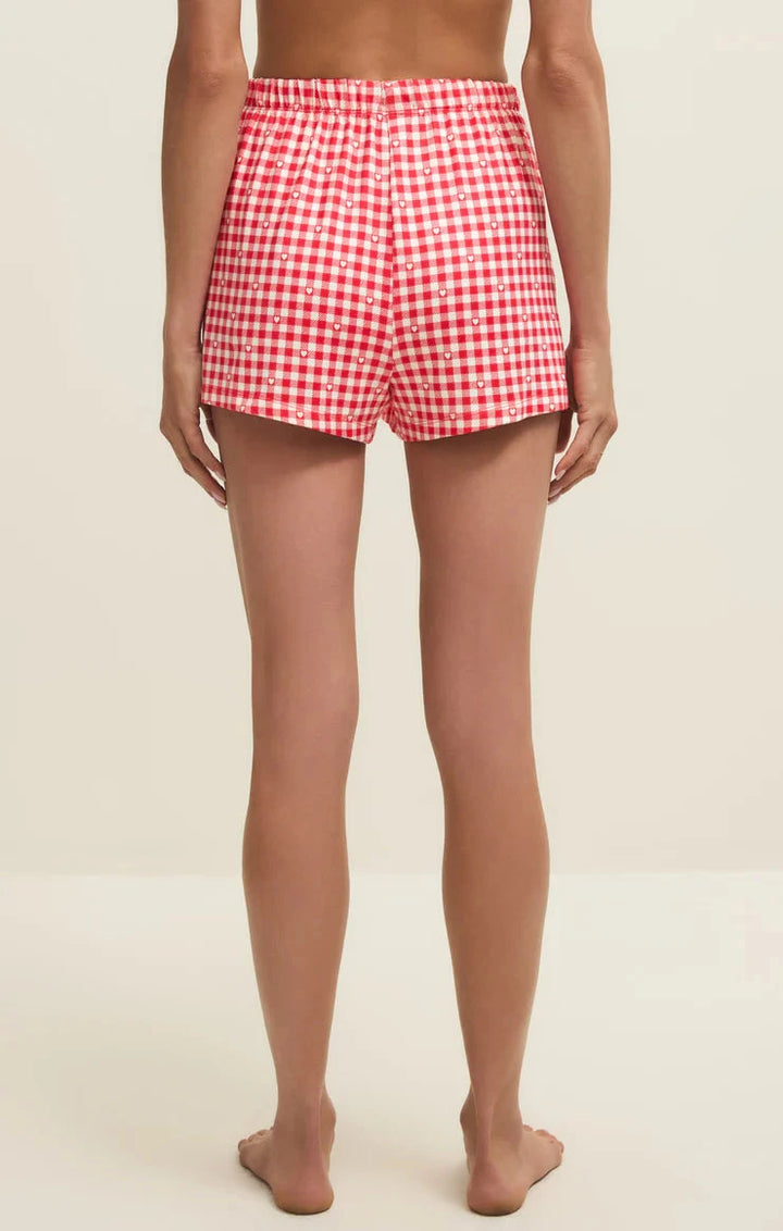 ROSIE GINGHAM SHORT SHORTS Z SUPPLY 