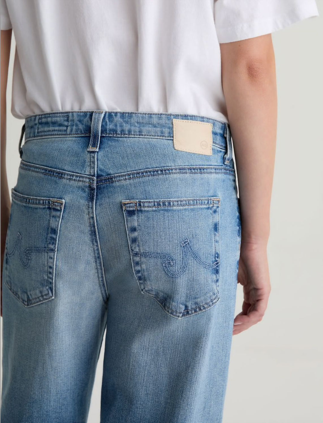 SAIDE WIDE LEG - WESTERN FRONT Denim AG 