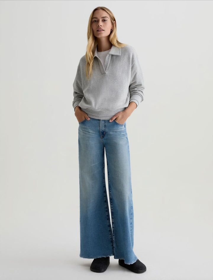 SAIDE WIDE LEG - WESTERN FRONT Denim AG 