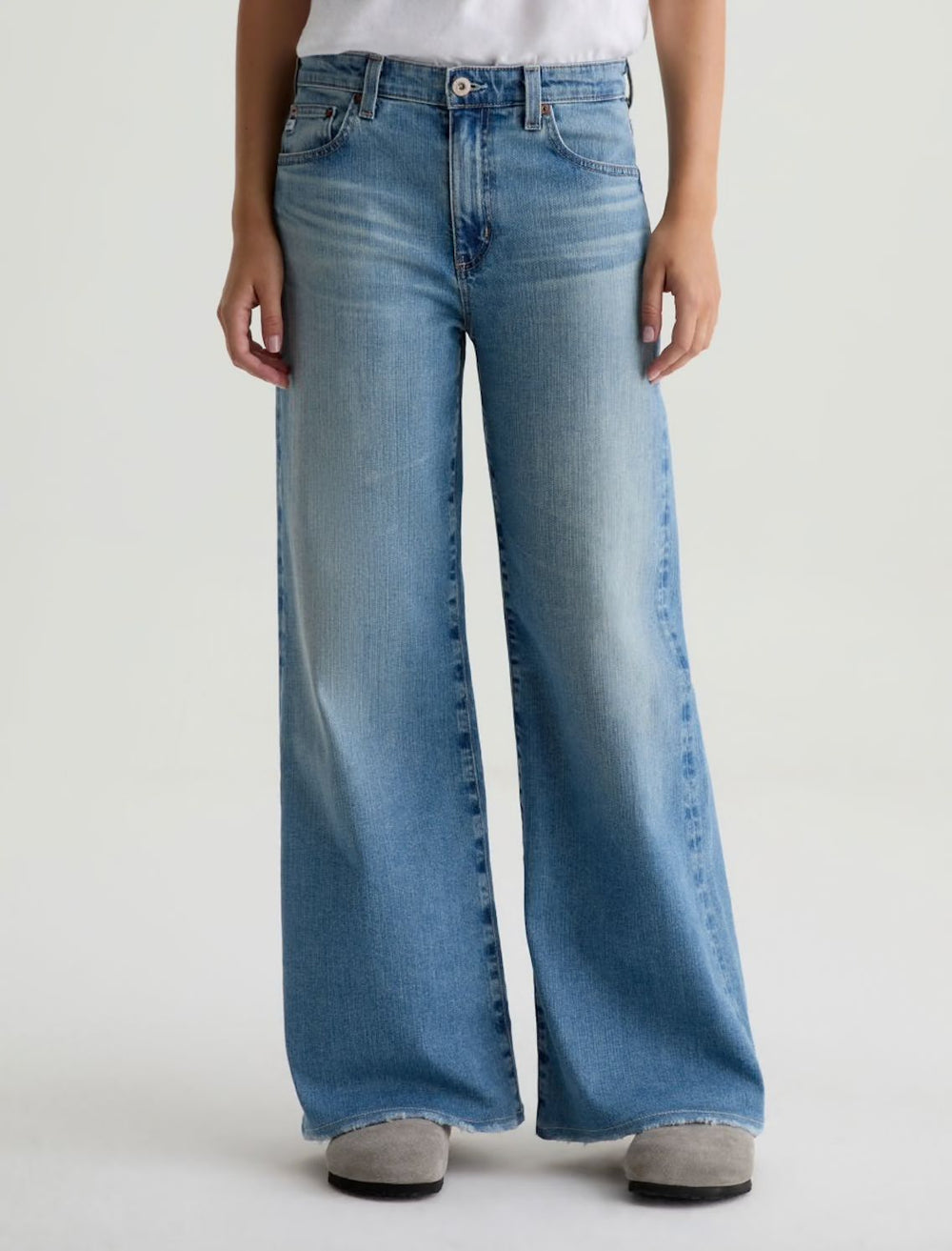 SAIDE WIDE LEG - WESTERN FRONT Denim AG 