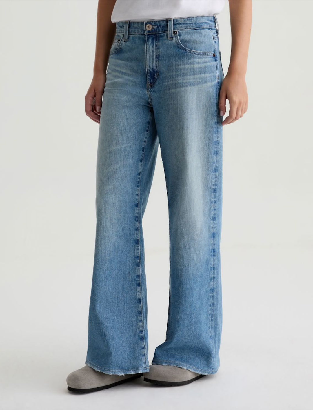 SAIDE WIDE LEG - WESTERN FRONT Denim AG 