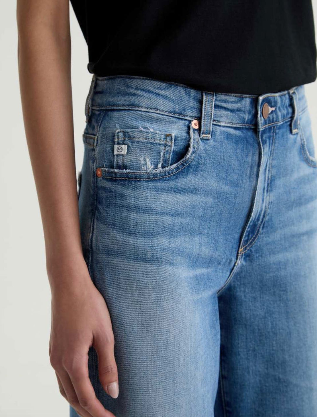 SAIGE WIDE LEG - AMERICAN WEST DENIM AG 