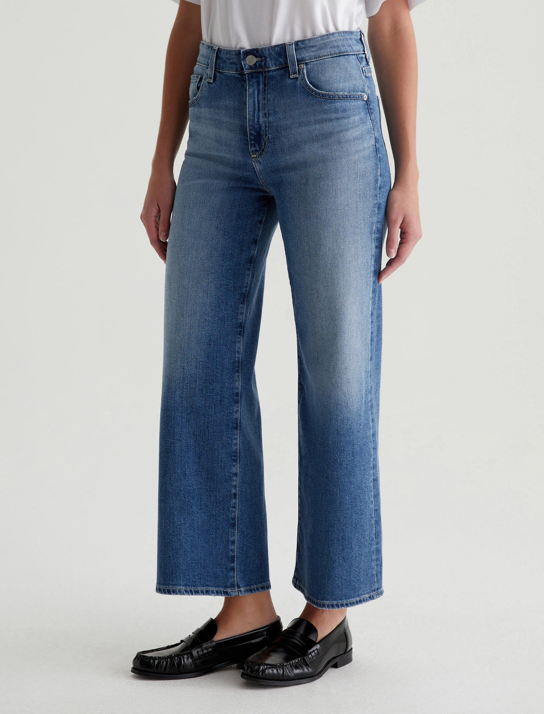 SAIGE WIDE LEG CROP - BELL CANYON DENIM AG 