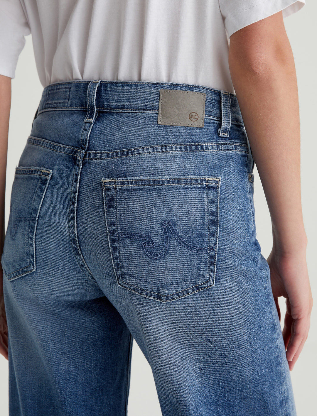 SAIGE WIDE LEG CROP - BELL CANYON DENIM AG 