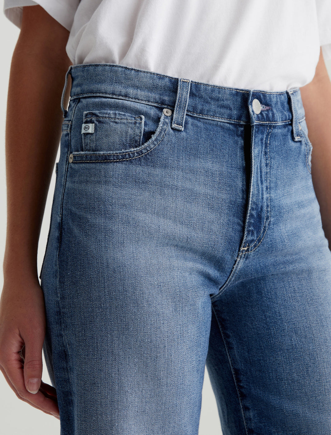 SAIGE WIDE LEG CROP - BELL CANYON DENIM AG 