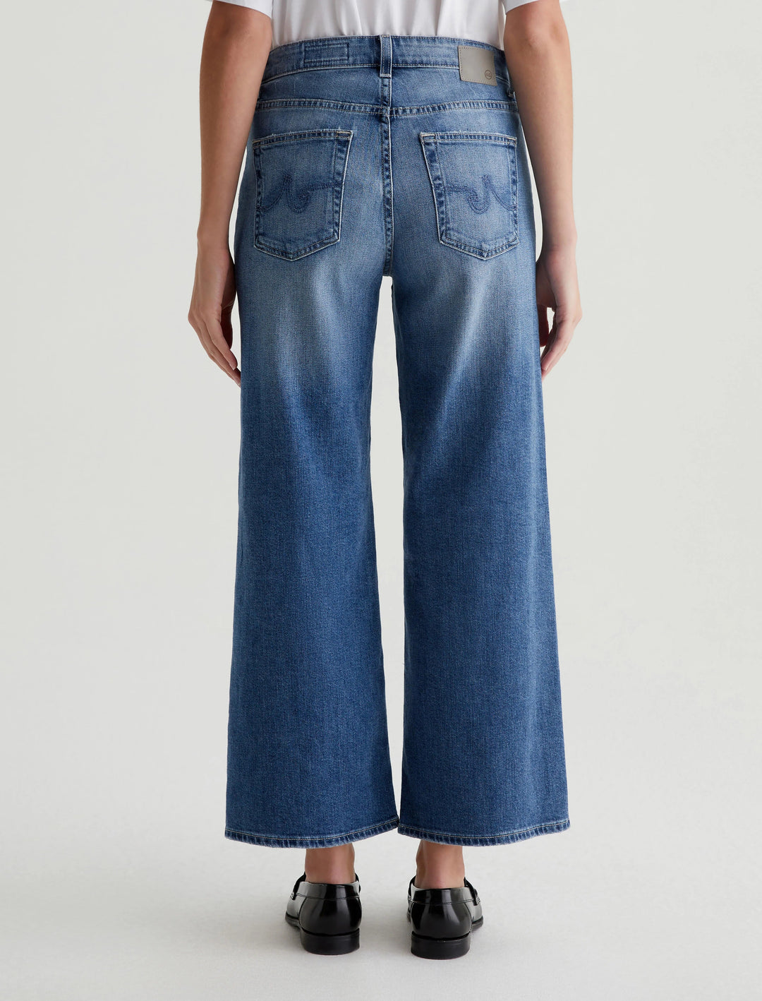 SAIGE WIDE LEG CROP - BELL CANYON DENIM AG 
