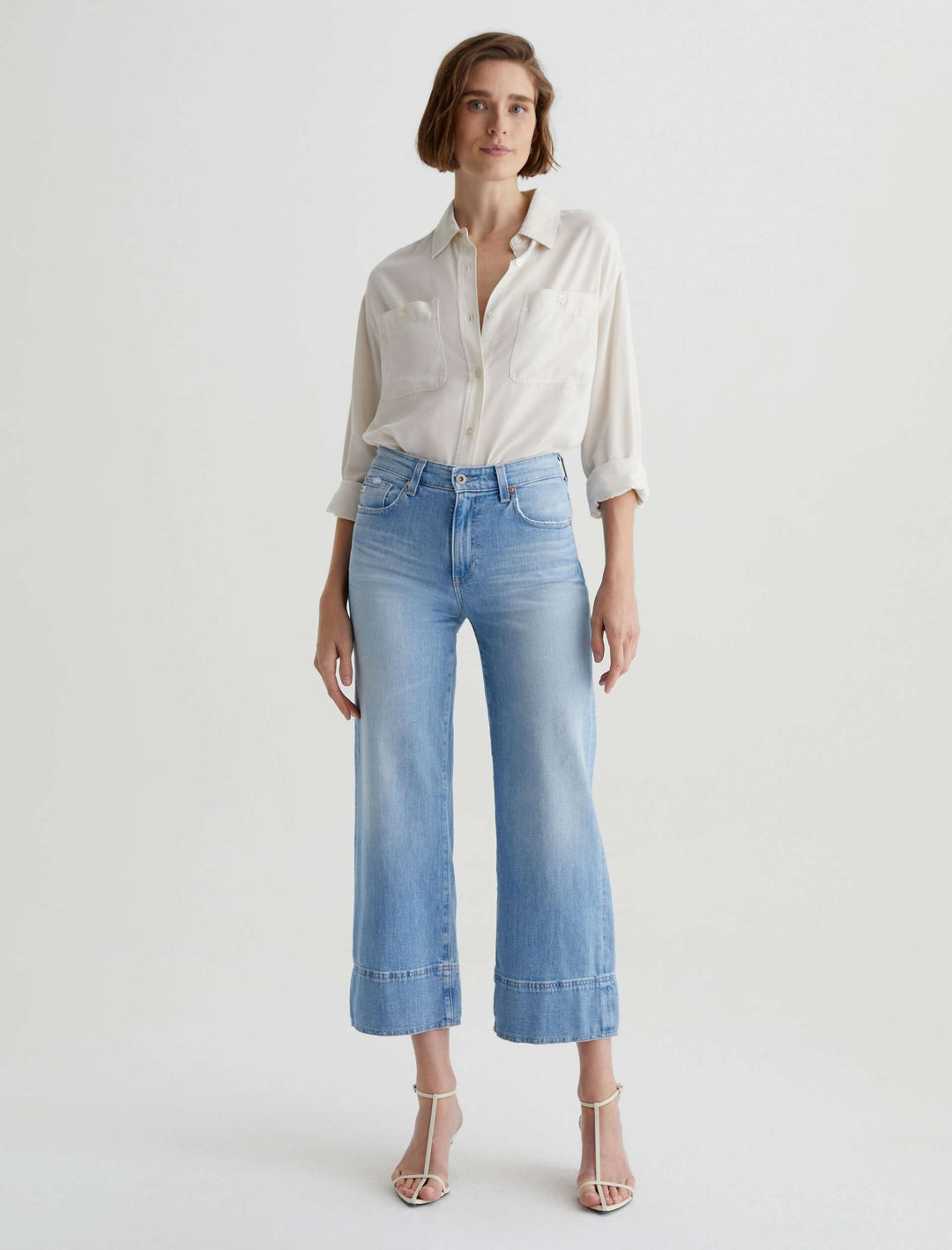 SAIGE WIDE LEG CROP - DANA POINT DENIM AG 