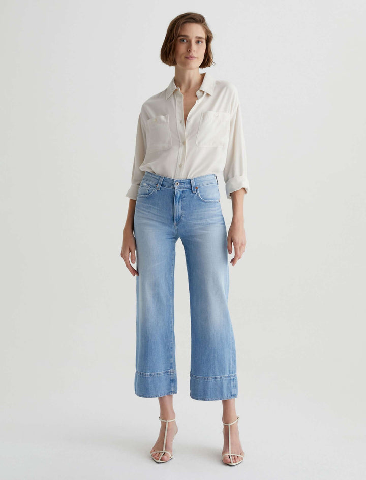 SAIGE WIDE LEG CROP - DANA POINT DENIM AG 