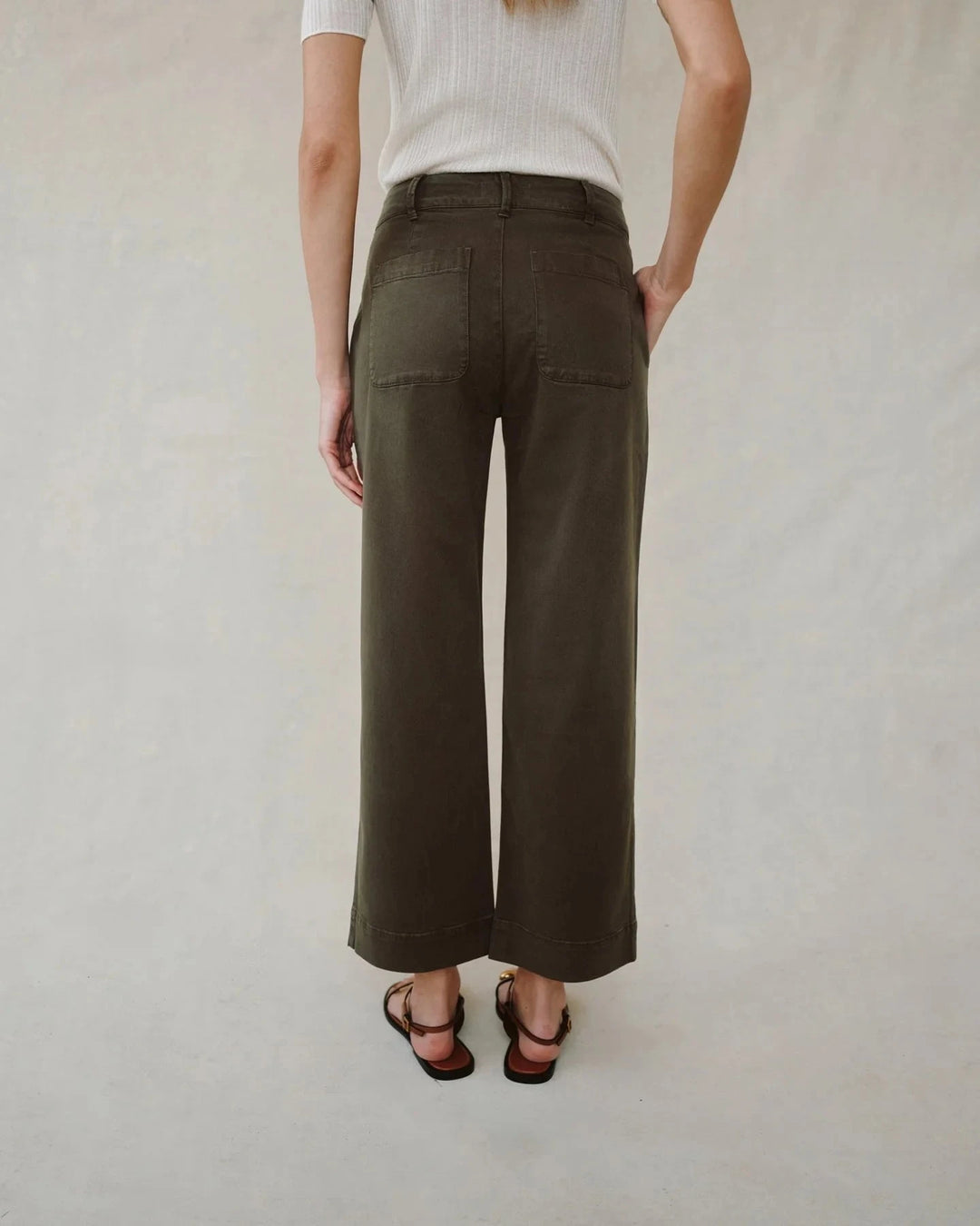 SAIGE WIDE LEG CROP Pants BELLA DAHL 