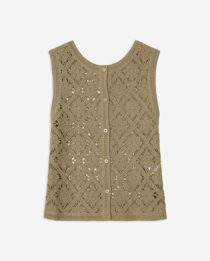 SAM CROCHET VEST TOP YERSE 