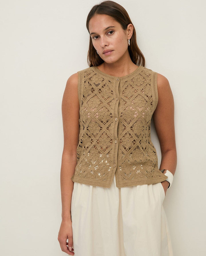 SAM CROCHET VEST TOP YERSE 