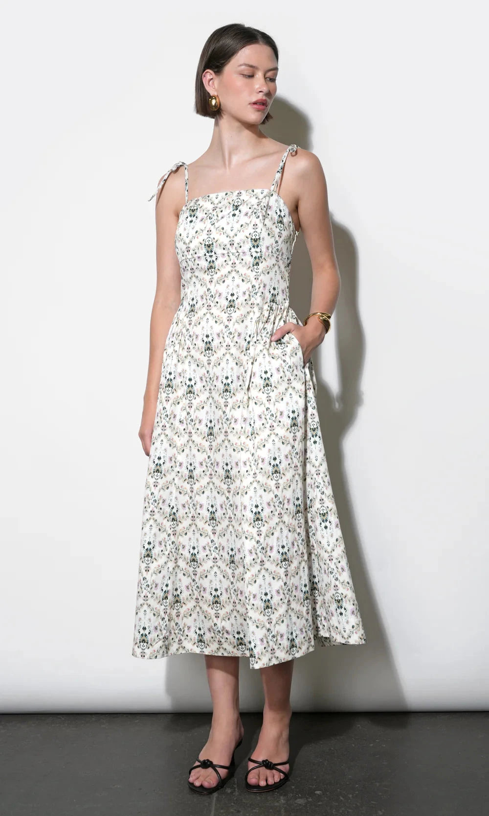 SARA MIDI DRESS Dress GREYLIN 