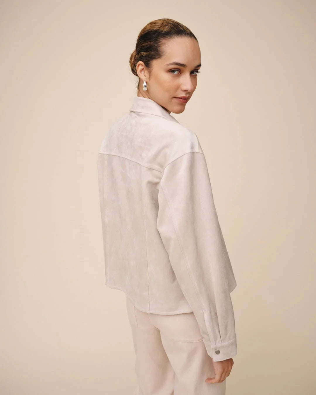 SEAMED POCKET SHACKET JACKET BELLA DAHL 