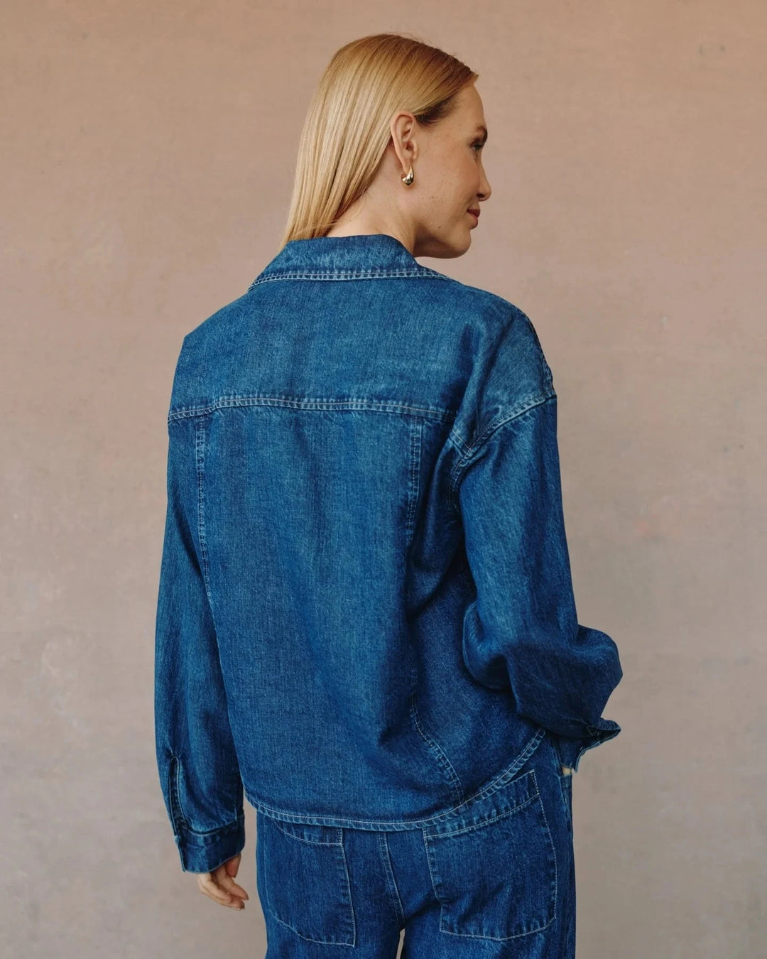 SEAMED POCKET SHACKET Jacket BELLA DAHL 
