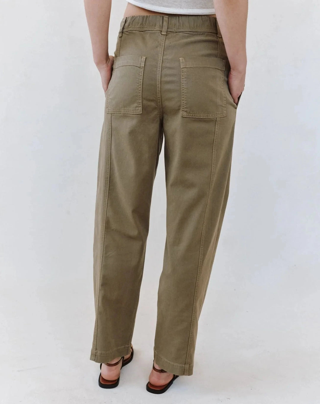 SEAMED SOFT BARREL PANT Pants BELLA DAHL 