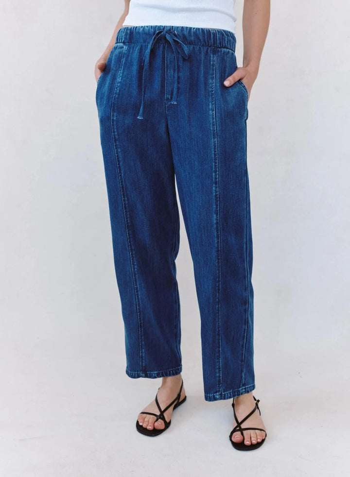 SEAMED SOFT BARREL PANT Pants BELLA DAHL 