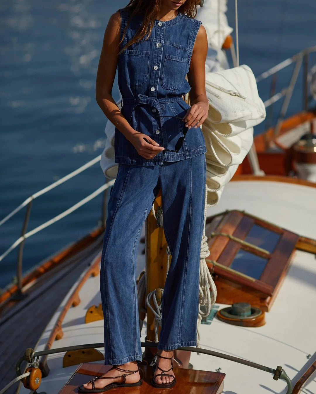 SEAMED SOFT BARREL PANT Pants BELLA DAHL 