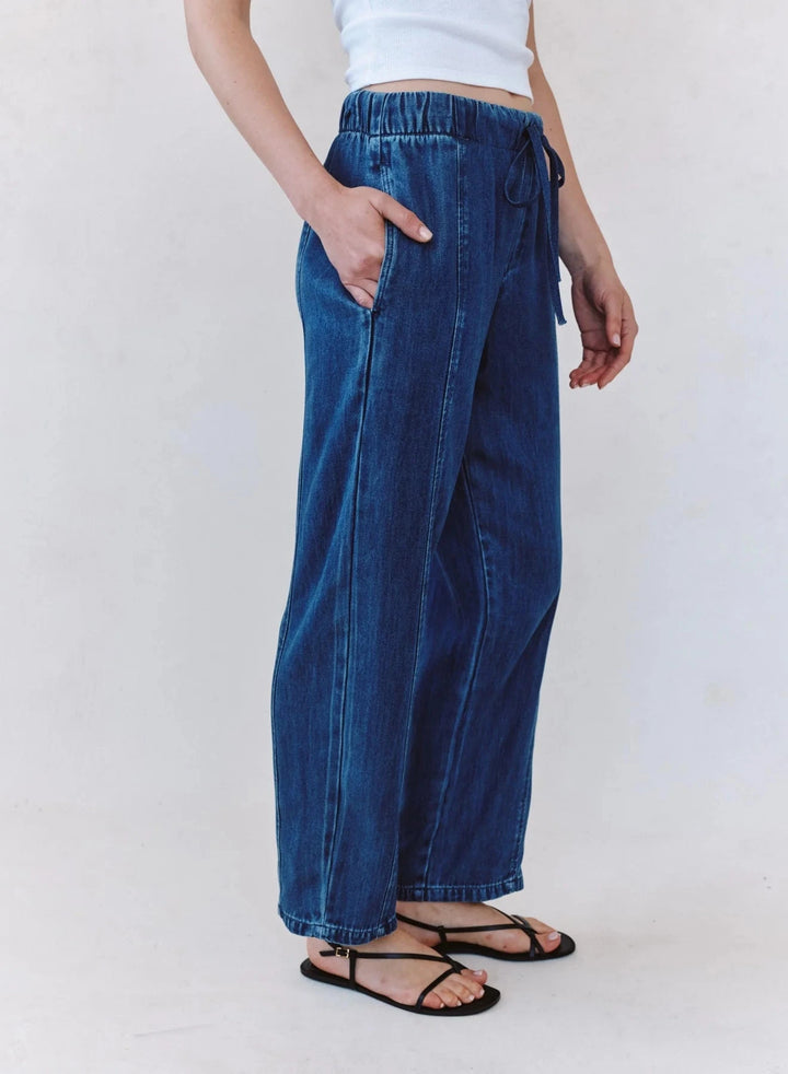 SEAMED SOFT BARREL PANT Pants BELLA DAHL 