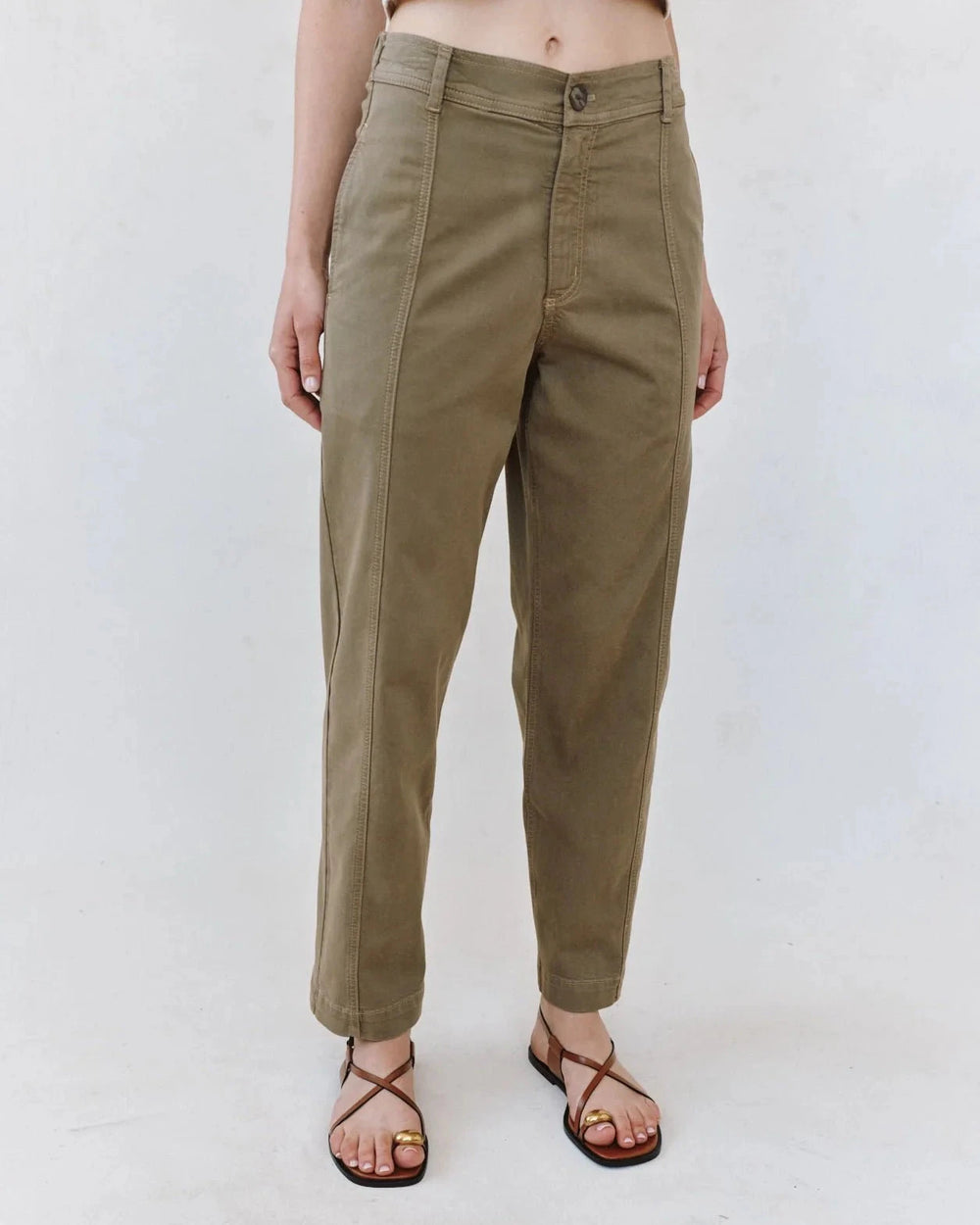 SEAMED SOFT BARREL PANT Pants BELLA DAHL 