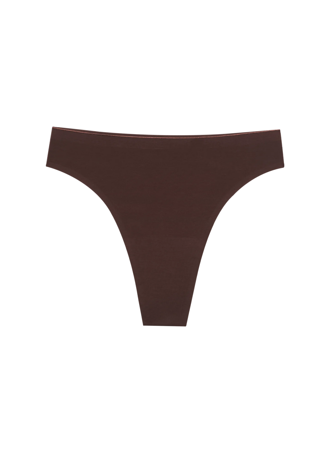 SEAMLESS HIGH RISE THONG ACCESSORIES HUHA XS BROWN 